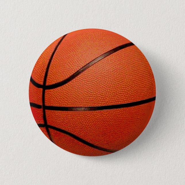 Basketball Ball Button (Front)