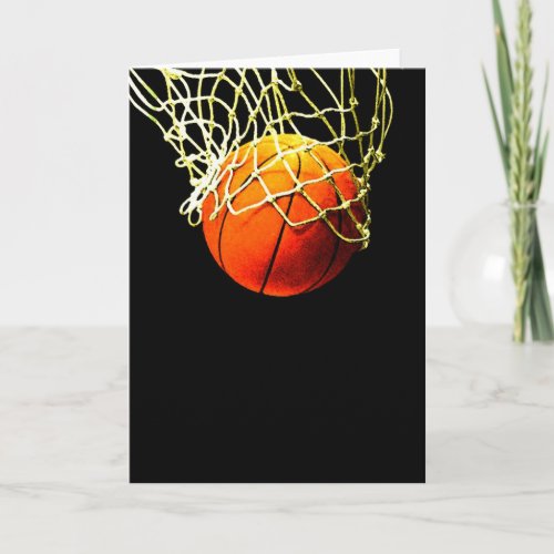 Basketball Ball Card
