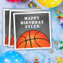 Basketball Ball Chalkboard Photo Birthday  Napkins