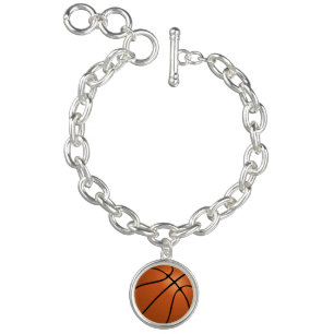 Basketball (ball) charm bracelet