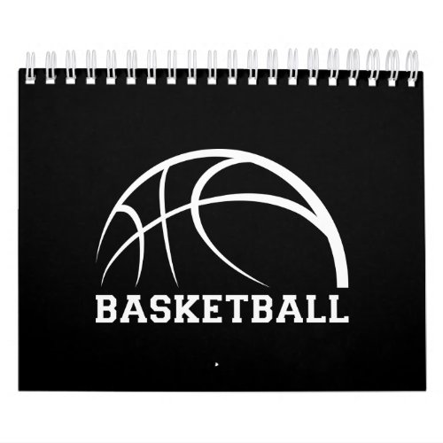 Basketball Ball Design Calendar