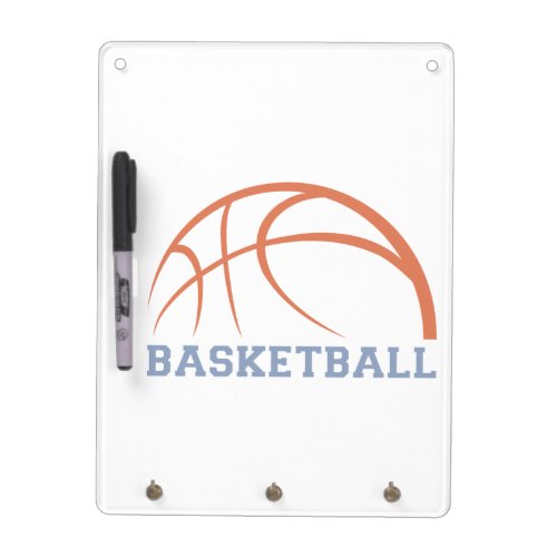 Basketball Ball Design For Coaches Dry Erase Board