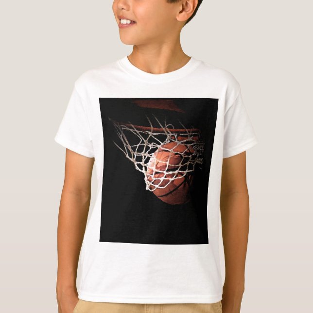 Basketball Ball in Action T-Shirt (Front)