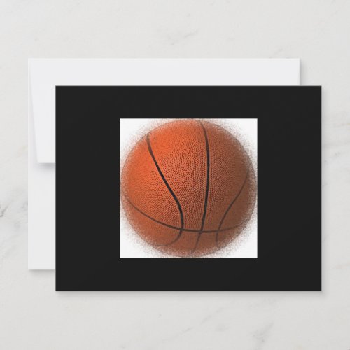 Basketball Ball Invitations