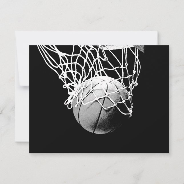 Basketball Ball Invites (Front)