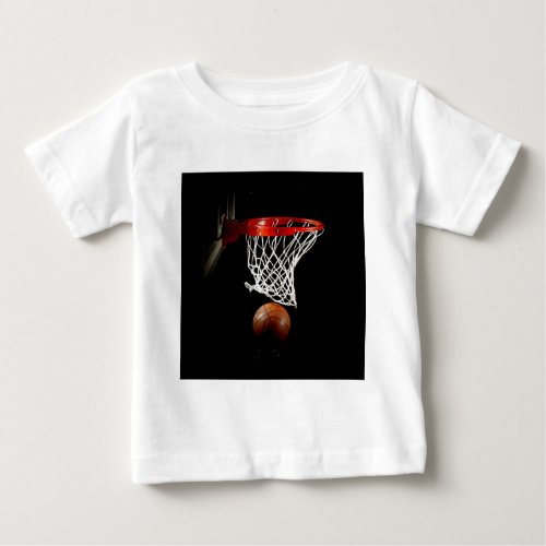 Basketball Ball  Net Baby T_Shirt