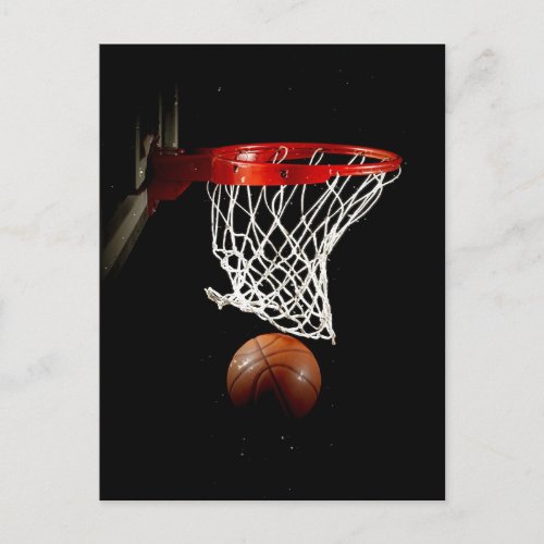 Basketball Ball  Net Postcard