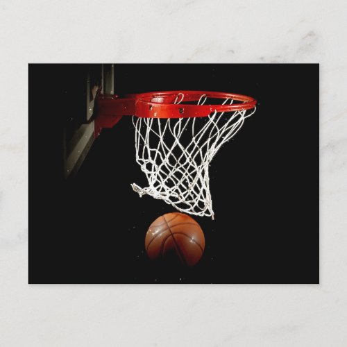 Basketball Ball  Net Postcard