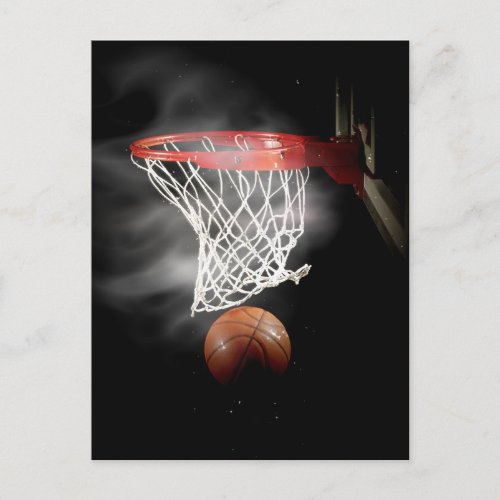 Basketball Ball  Net Postcard