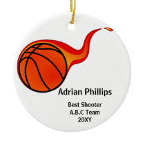 basketball ball ornament