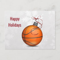 basketball ball ornament Holiday Cards