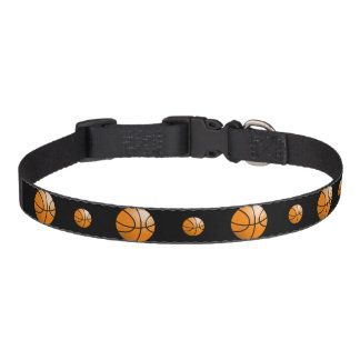 Basketball Ball Pattern Pet Collar