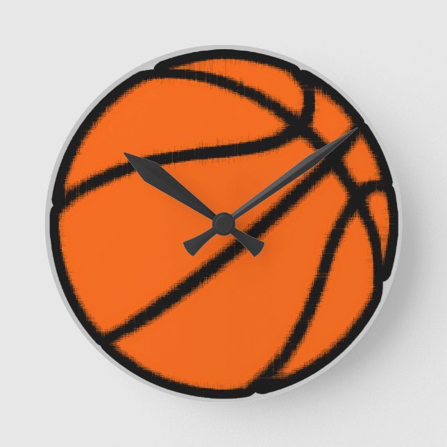 basketball (ball) round clock (Front)