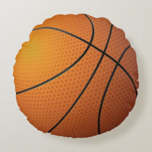 Basketball ball round pillow