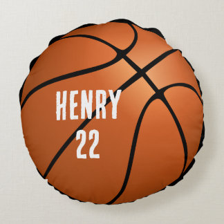 basketball ball round pillow