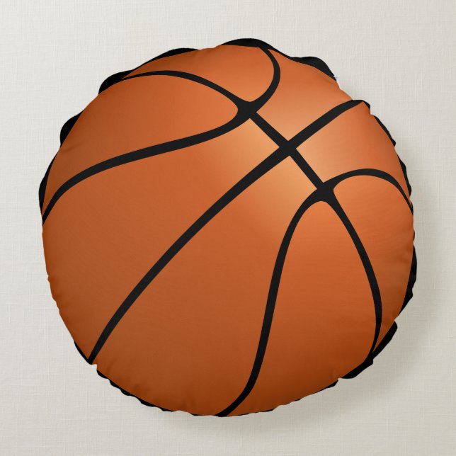 basketball ball round pillow (Back)