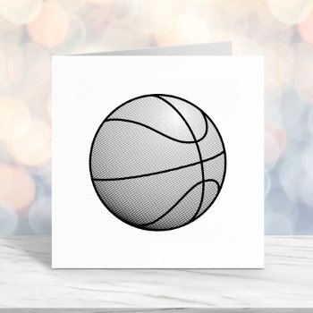 Basketball Ball Self-inking Stamp by Chibibi at Zazzle