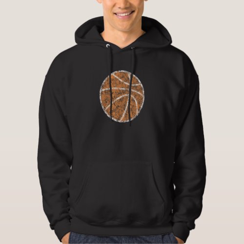 Basketball Ball Silhouette Basketball Ball Sports  Hoodie