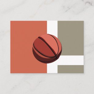 Basketball Ball Sports Coach Business Card