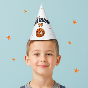 Basketball Ball Sports Happy Birthday  Party Hat