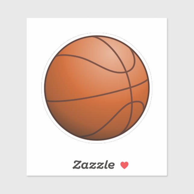 Basketball Ball Sticker (Sheet)