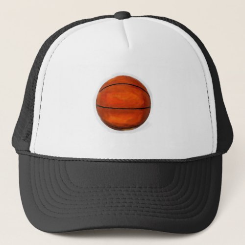Basketball Ball Trucker Hat