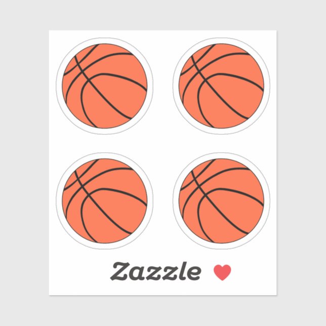 Basketball balls pack sticker (Sheet)