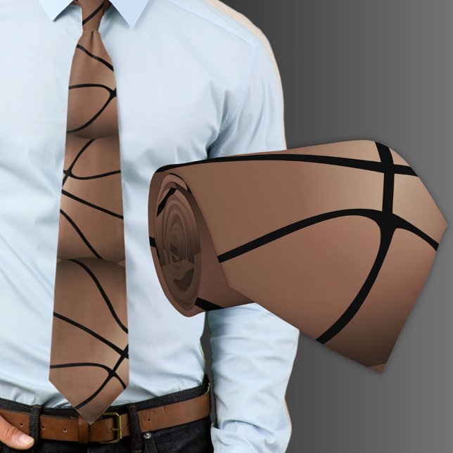 Basketball Balls Sports  Neck Tie (Creator Uploaded)