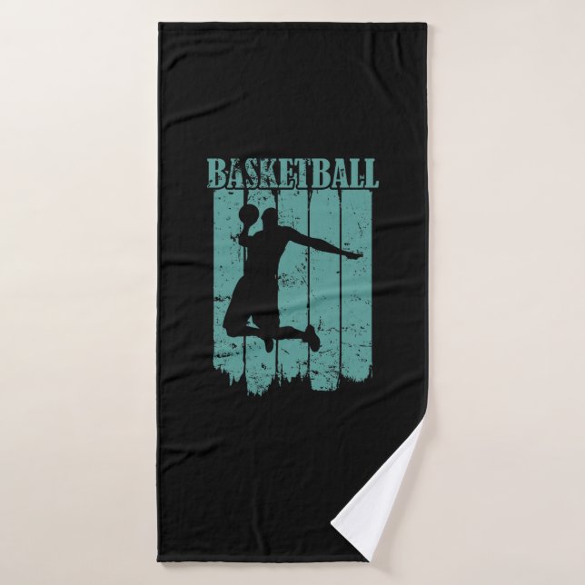 Basketball Ballsport Amerika Teamsport Bath Towel (Bath Towel)