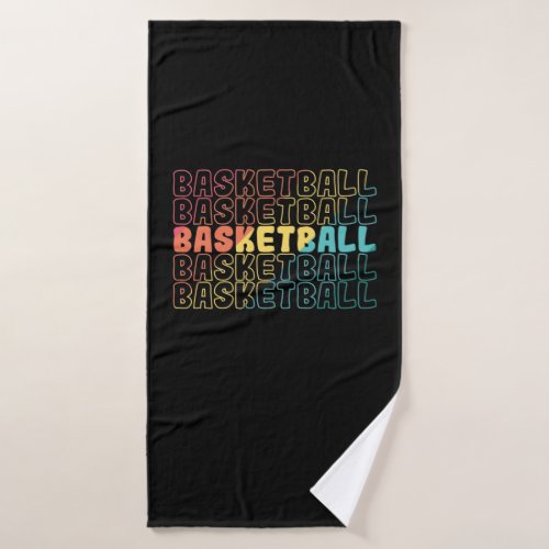 Basketball Ballsport Team USA Amerika Bath Towel