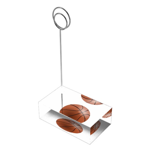 Basketball Banquet Table Card Holder (Corner)