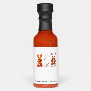 Basketball Baseball Football Sports Easter Bunny R Hot Sauces