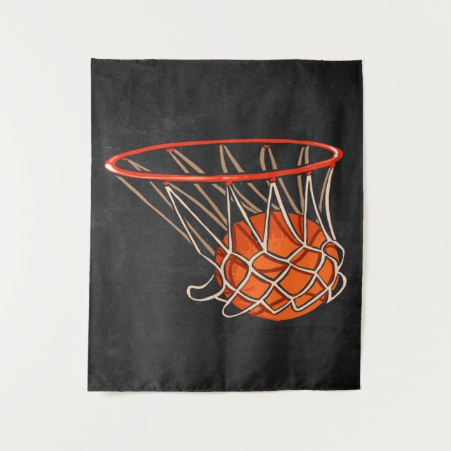 Basketball Basket |Basketball Lover Tapestry (Front)