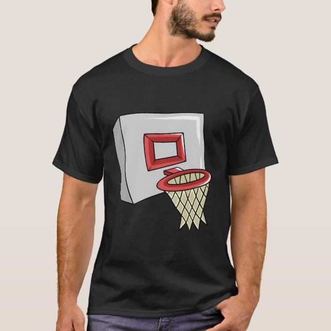 Basketball Basket Basketball Sports Appareal Baske T-Shirt (Front)