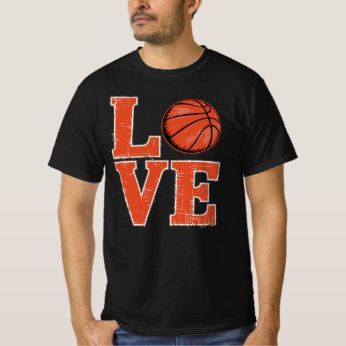 basketball basketball game basketball lover bas T_Shirt
