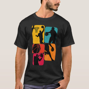 basketball basketball game Retro Design T-Shirt