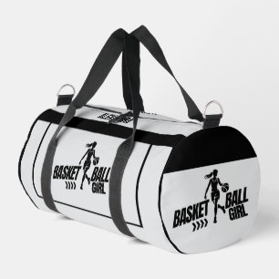 Basketball, Basketball Player Girl, Team, Gift Duffle Bag