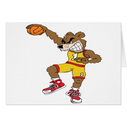 Basketball-Bear Card