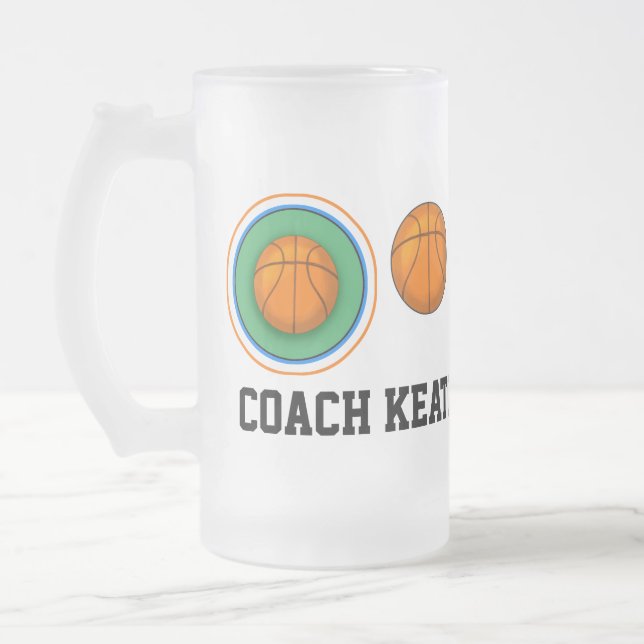 Basketball Beer Mug - SRF (Left)