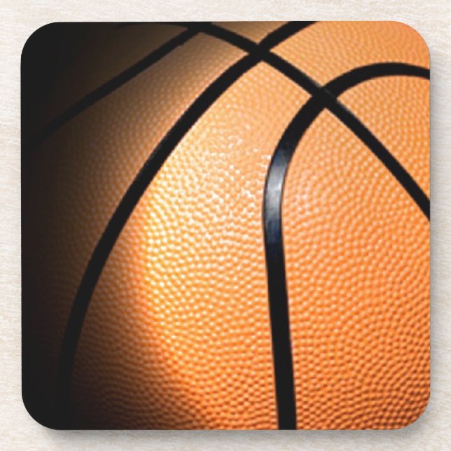 Basketball Beverage Coaster (Front)