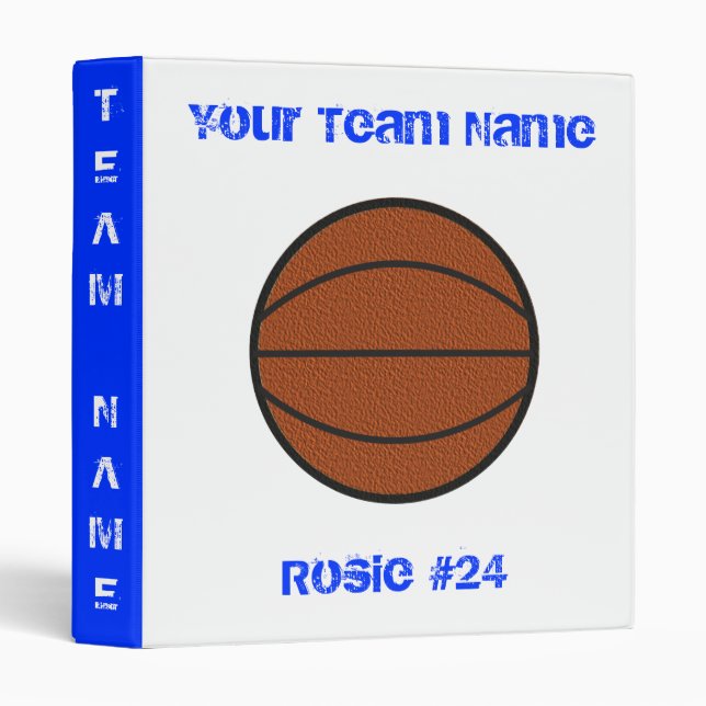 Basketball Binder (Front/Spine)