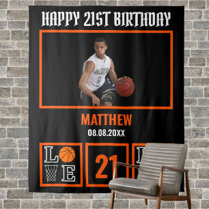 Basketball Birthday, Basketball Player Backdrops