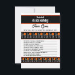 Basketball Birthday Basketball Player Party Game<br><div class="desc">Basketball Birthday Basketball Player Party Game. Huddle up with your friends and loved ones – it's game time! Invite your party goers to celebrate your little guy's birthday with a fun birthday party trivia game!</div>