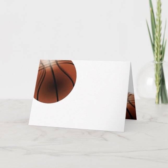 Basketball Birthday Card (Front)