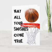 basketball birthday card