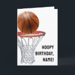 Basketball Birthday Card<br><div class="desc">Funny basketball birthday card to bring cheer to your favorite basketball players.</div>