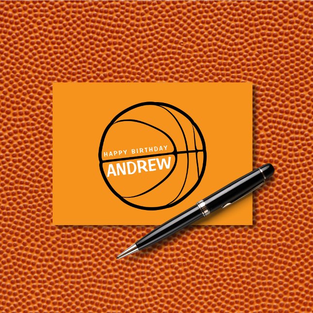 Basketball Birthday Card (Creator Uploaded)