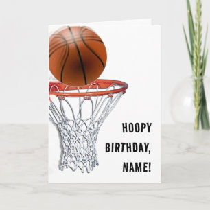Basketball Birthday Card