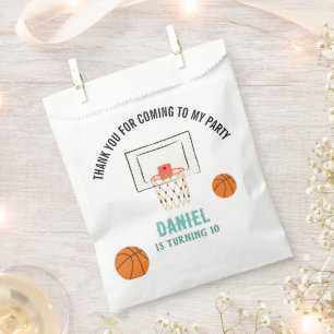 Basketball Birthday Favor Bag