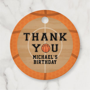 Editable Basketball Party Favor Tags Personalized Jersey -  Denmark